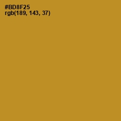 #BD8F25 - Marigold Color Image