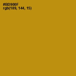 #BD900F - Hot Toddy Color Image