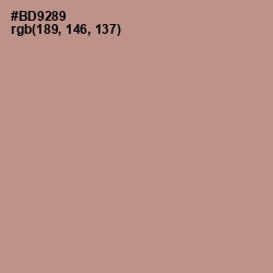 #BD9289 - Quicksand Color Image