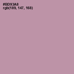 #BD93A8 - Amethyst Smoke Color Image