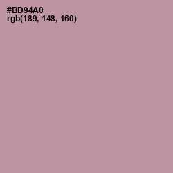 #BD94A0 - Amethyst Smoke Color Image