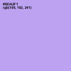 #BDA2F1 - Biloba Flower Color Image