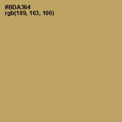 #BDA364 - Gimblet Color Image