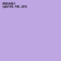 #BDA6E1 - Biloba Flower Color Image