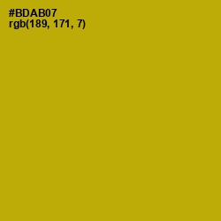 #BDAB07 - Sahara Color Image