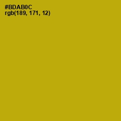 #BDAB0C - Sahara Color Image