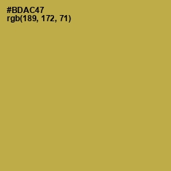 #BDAC47 - Husk Color Image