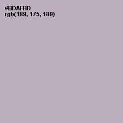 #BDAFBD - Pink Swan Color Image