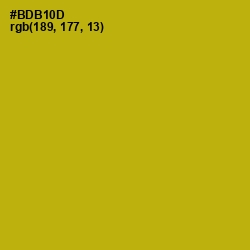 #BDB10D - Sahara Color Image