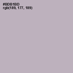 #BDB1BD - Pink Swan Color Image