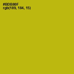 #BDB80F - Sahara Color Image