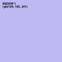 #BDB9F1 - Perano Color Image