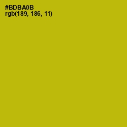 #BDBA0B - Sahara Color Image