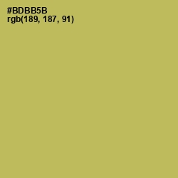 #BDBB5B - Olive Green Color Image