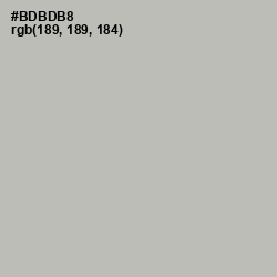 #BDBDB8 - Pink Swan Color Image