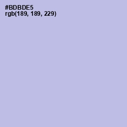 #BDBDE5 - Perano Color Image