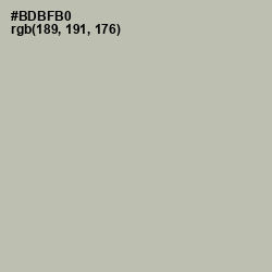 #BDBFB0 - Tide Color Image