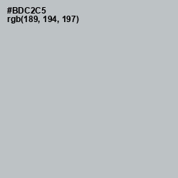 #BDC2C5 - Silver Sand Color Image