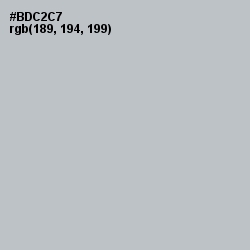 #BDC2C7 - Silver Sand Color Image