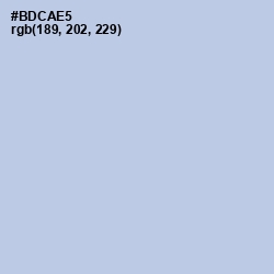 #BDCAE5 - Spindle Color Image