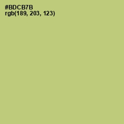 #BDCB7B - Wild Willow Color Image
