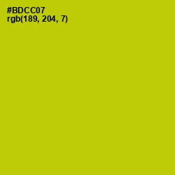 #BDCC07 - Rio Grande Color Image