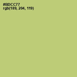 #BDCC77 - Wild Willow Color Image