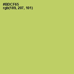 #BDCF65 - Wild Willow Color Image