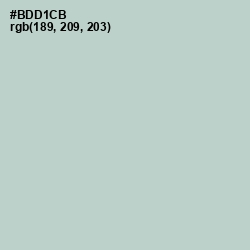 #BDD1CB - Jet Stream Color Image