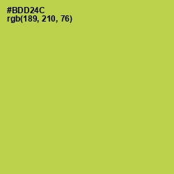 #BDD24C - Conifer Color Image
