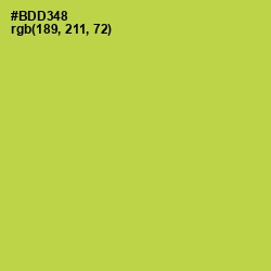#BDD348 - Conifer Color Image