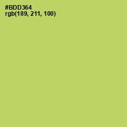 #BDD364 - Wild Willow Color Image