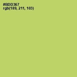 #BDD367 - Wild Willow Color Image