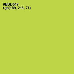 #BDD547 - Conifer Color Image