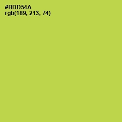 #BDD54A - Conifer Color Image