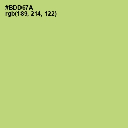 #BDD67A - Wild Willow Color Image