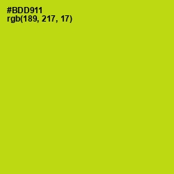 #BDD911 - Fuego Color Image