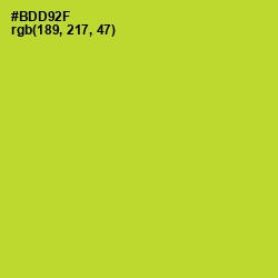 #BDD92F - Key Lime Pie Color Image