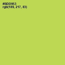 #BDD953 - Conifer Color Image