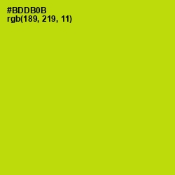 #BDDB0B - Fuego Color Image