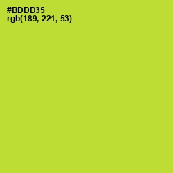 #BDDD35 - Key Lime Pie Color Image