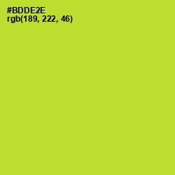 #BDDE2E - Key Lime Pie Color Image