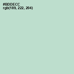 #BDDECC - Surf Color Image