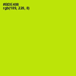 #BDE408 - Inch Worm Color Image