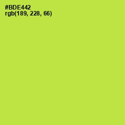 #BDE442 - Conifer Color Image