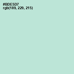 #BDE5D7 - Cruise Color Image