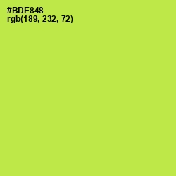 #BDE848 - Conifer Color Image