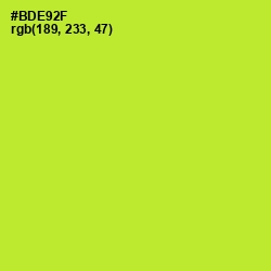 #BDE92F - Green Yellow Color Image