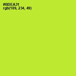 #BDEA31 - Green Yellow Color Image