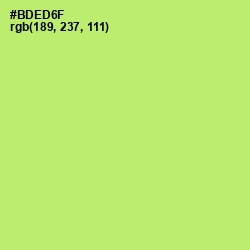 #BDED6F - Conifer Color Image